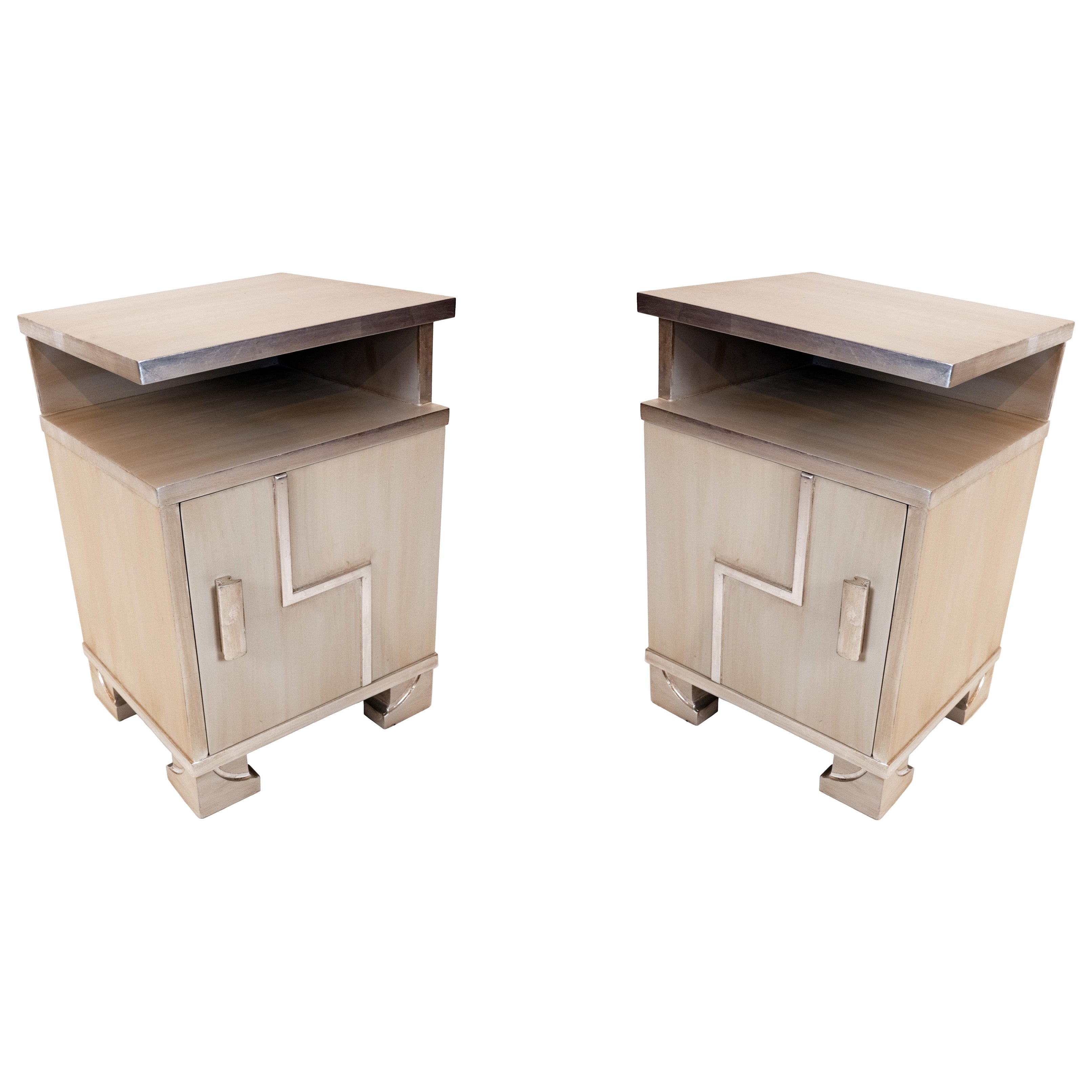 A Pair of Finnish Art Deco Side Tables For Sale
