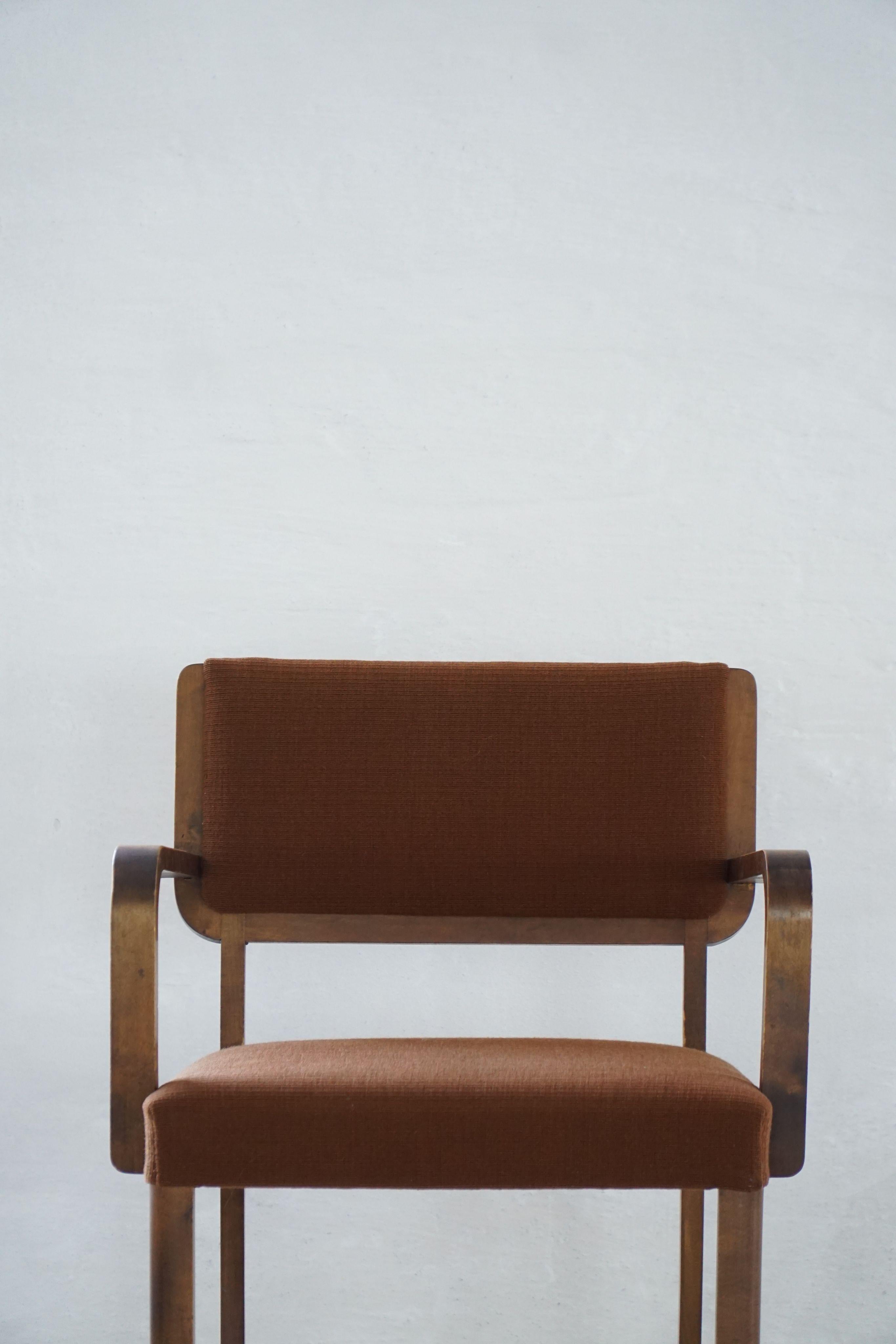 Scandinavo moderno Coppia di poltrone finlandesi della metà del secolo scorso nello stile di Alvar Aalto, anni '50 in vendita