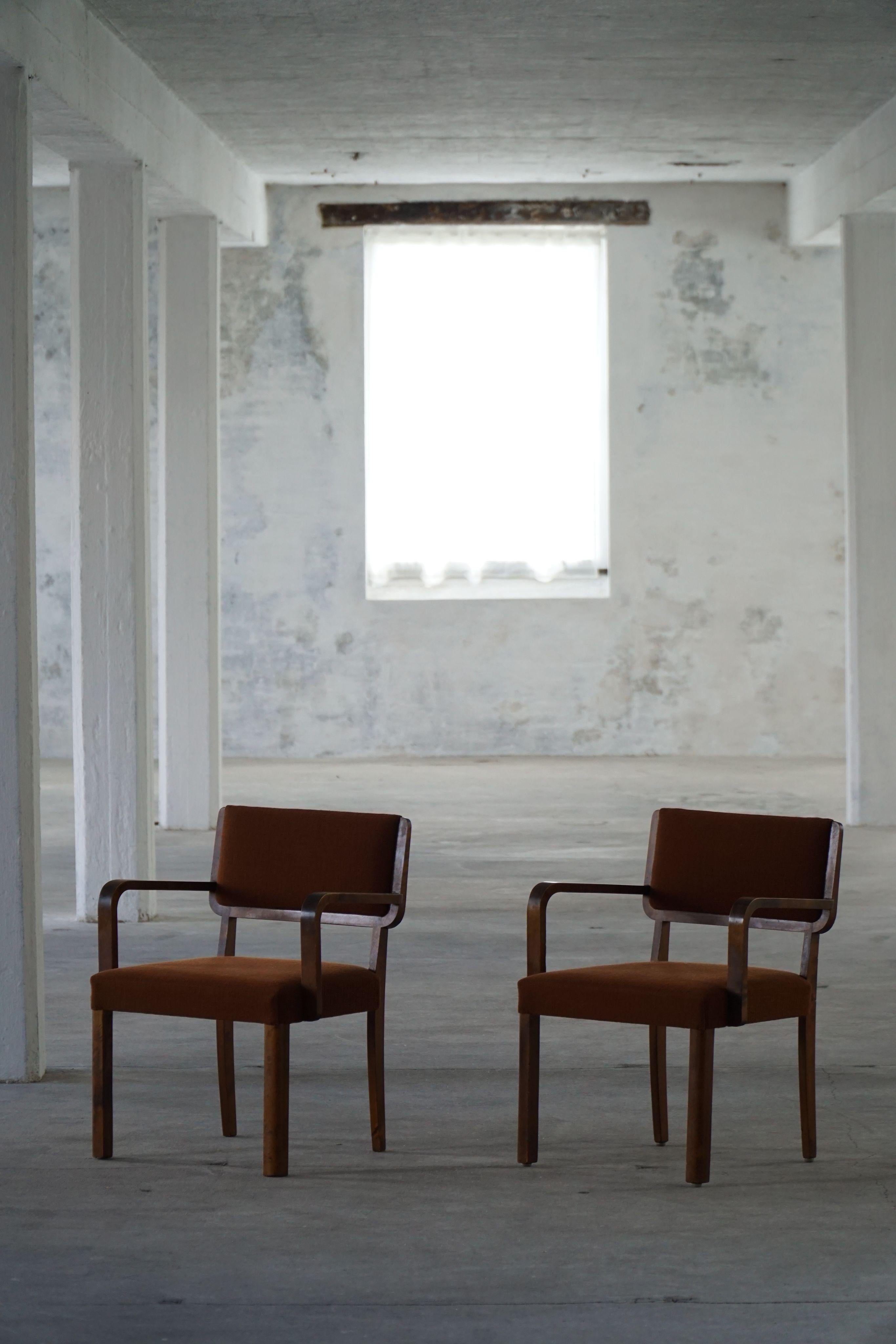 XX secolo Coppia di poltrone finlandesi della metà del secolo scorso nello stile di Alvar Aalto, anni '50 in vendita