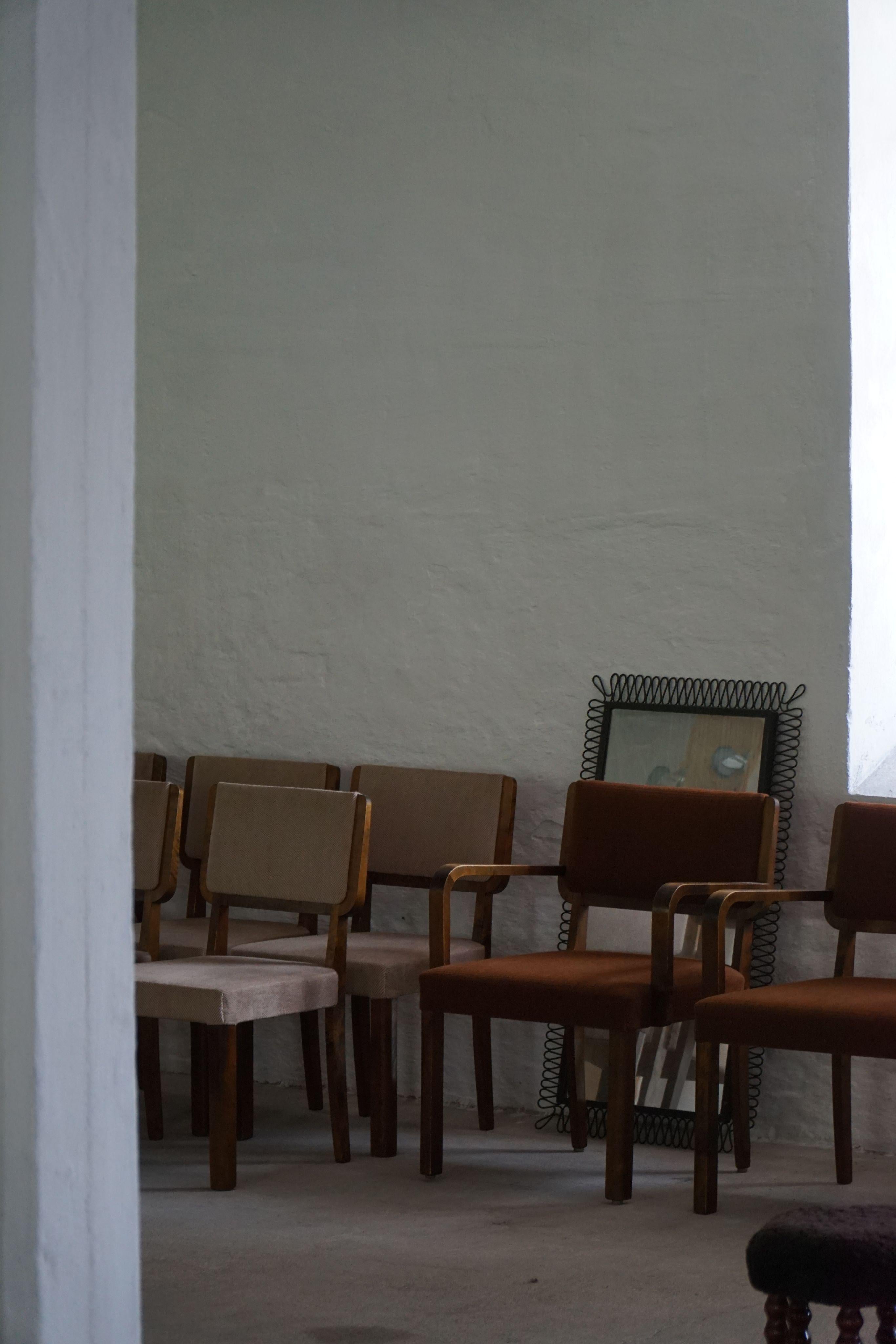 Coppia di poltrone finlandesi della metà del secolo scorso nello stile di Alvar Aalto, anni '50 in vendita 2