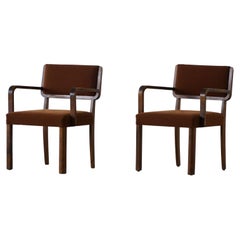 Coppia di poltrone finlandesi della metà del secolo scorso nello stile di Alvar Aalto, anni '50