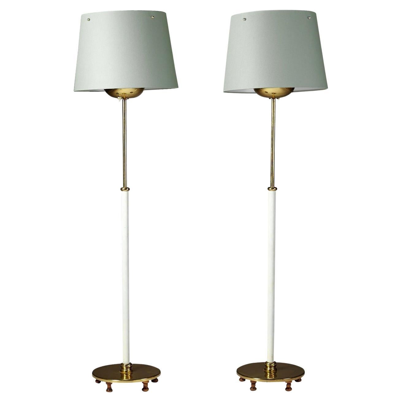 Pair of Floor Lamps by Josef Frank, circa 1950 For Sale