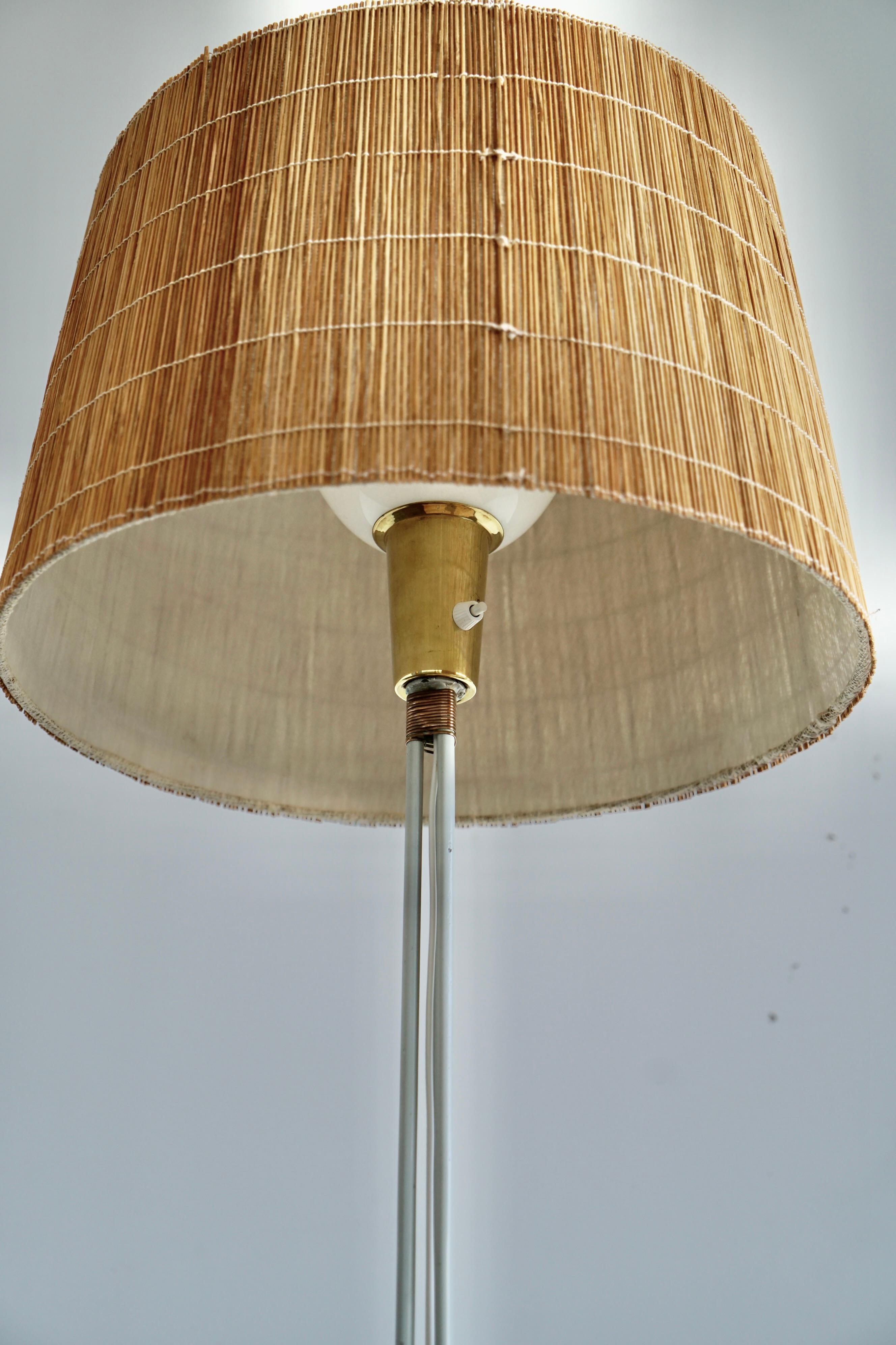 Scandinavian Modern A pair of floor lamps  by Lisa Johansson Papé for Orno Oy, Model 30-058 For Sale