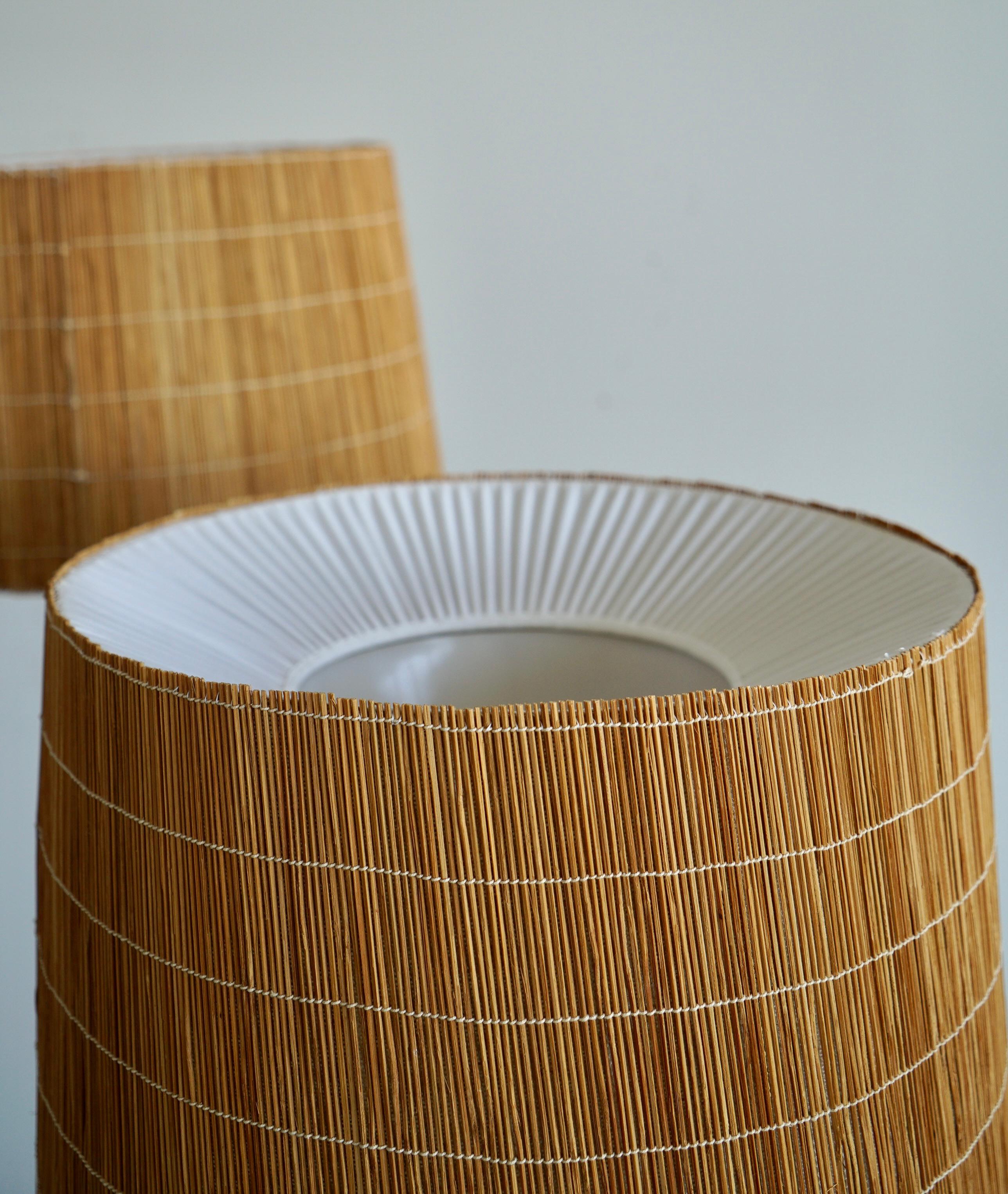 Finnish A pair of floor lamps  by Lisa Johansson Papé for Orno Oy, Model 30-058 For Sale