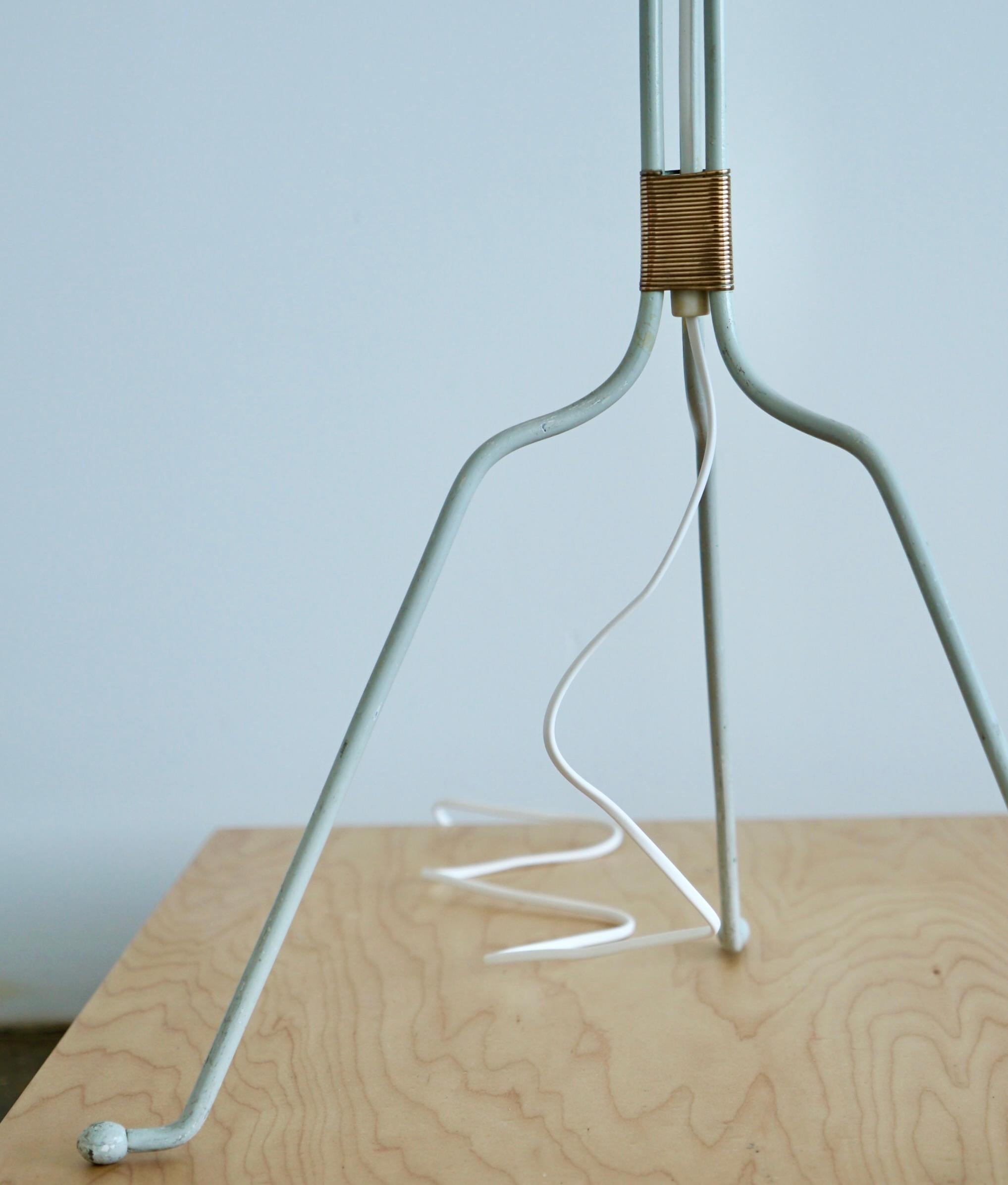 Mid-20th Century A pair of floor lamps  by Lisa Johansson Papé for Orno Oy, Model 30-058 For Sale
