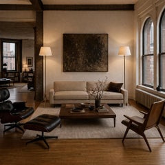 A pair of floor lamps by Maison Jansen.