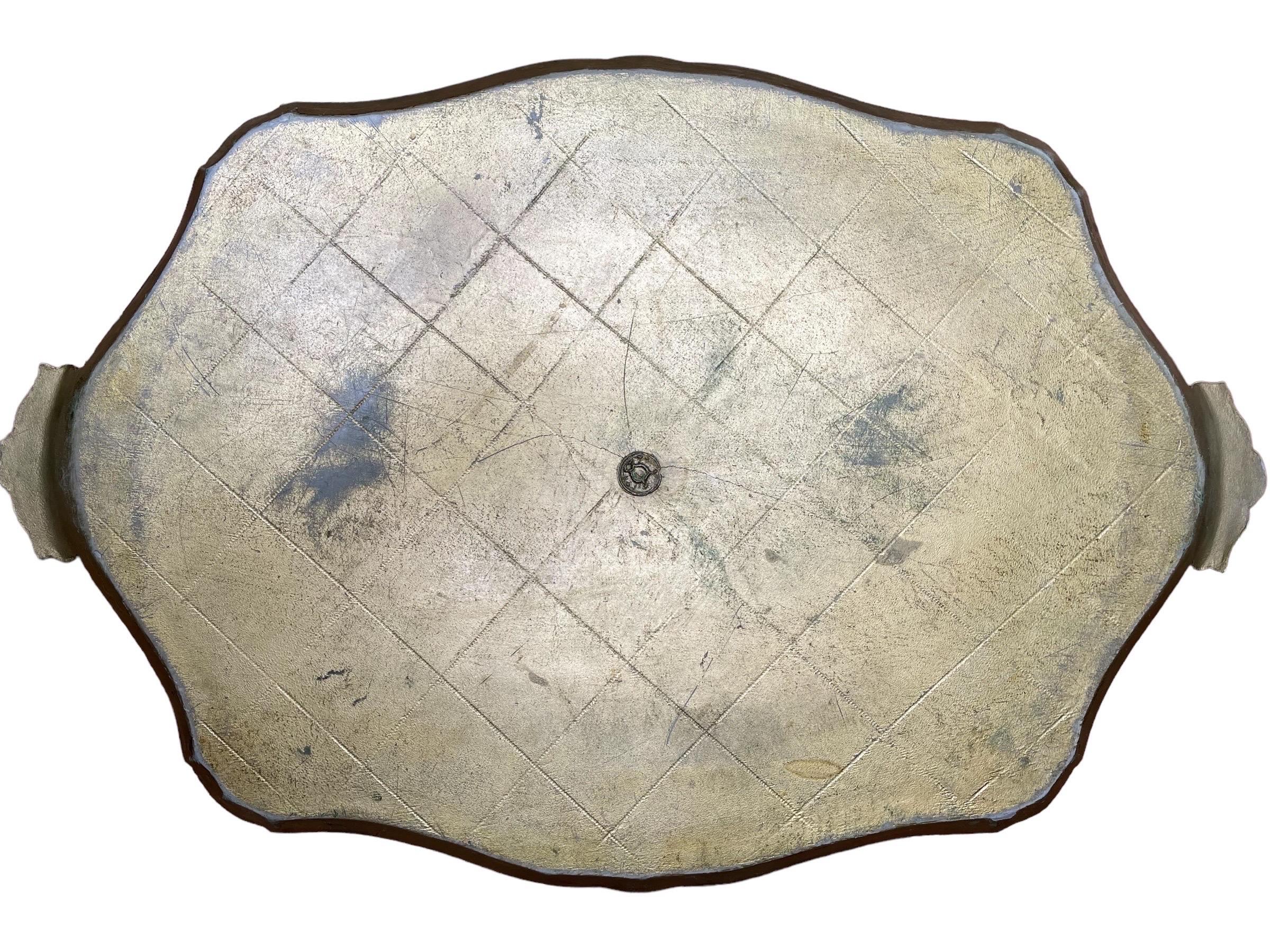 A Pair of Florentine papier mache trays 6