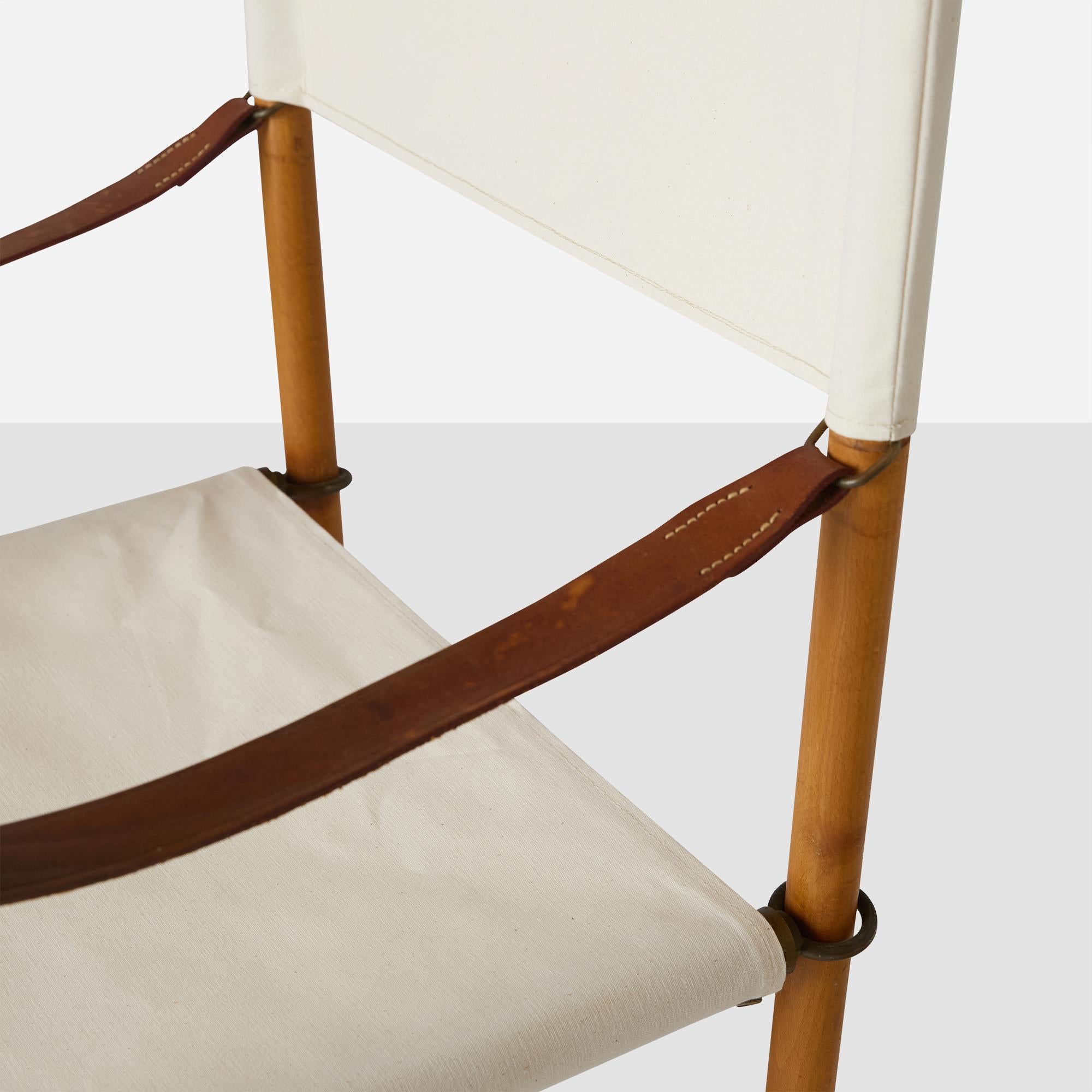 A Pair of Folding Chairs by Mogens Koch For Sale 1