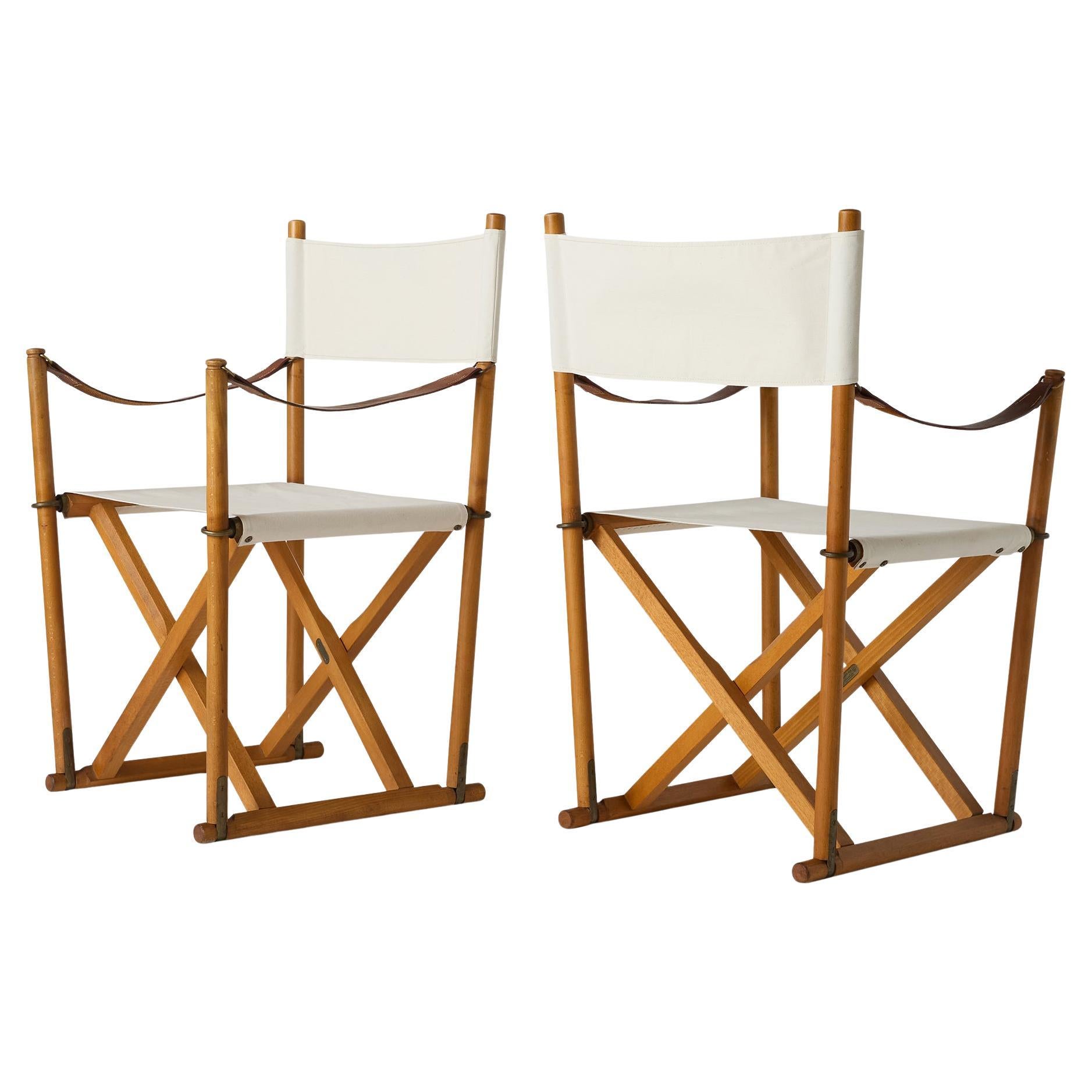 A Pair of Folding Chairs by Mogens Koch