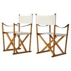 A Pair of Folding Chairs by Mogens Koch