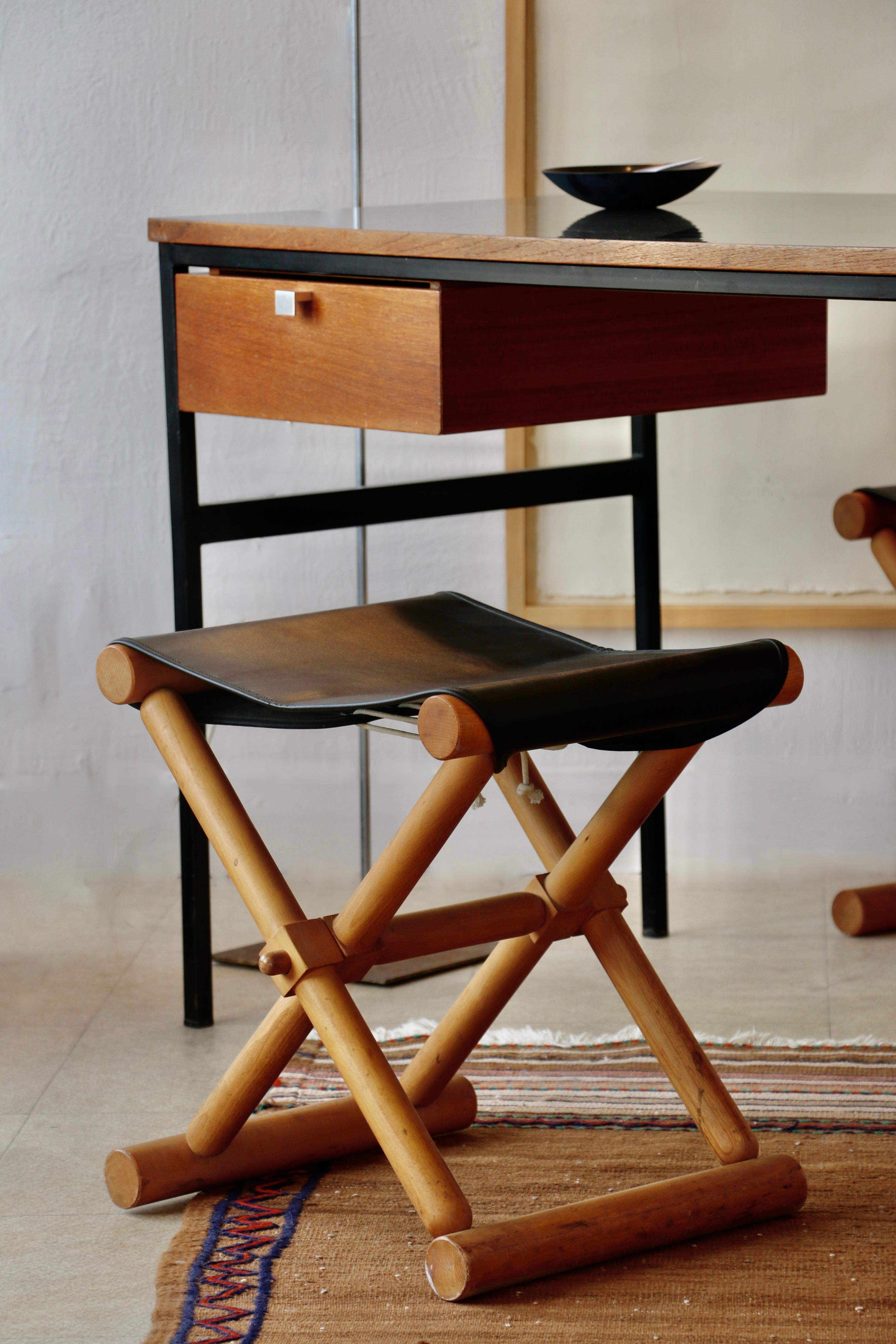 A pair of folding stools. France 80s For Sale 1