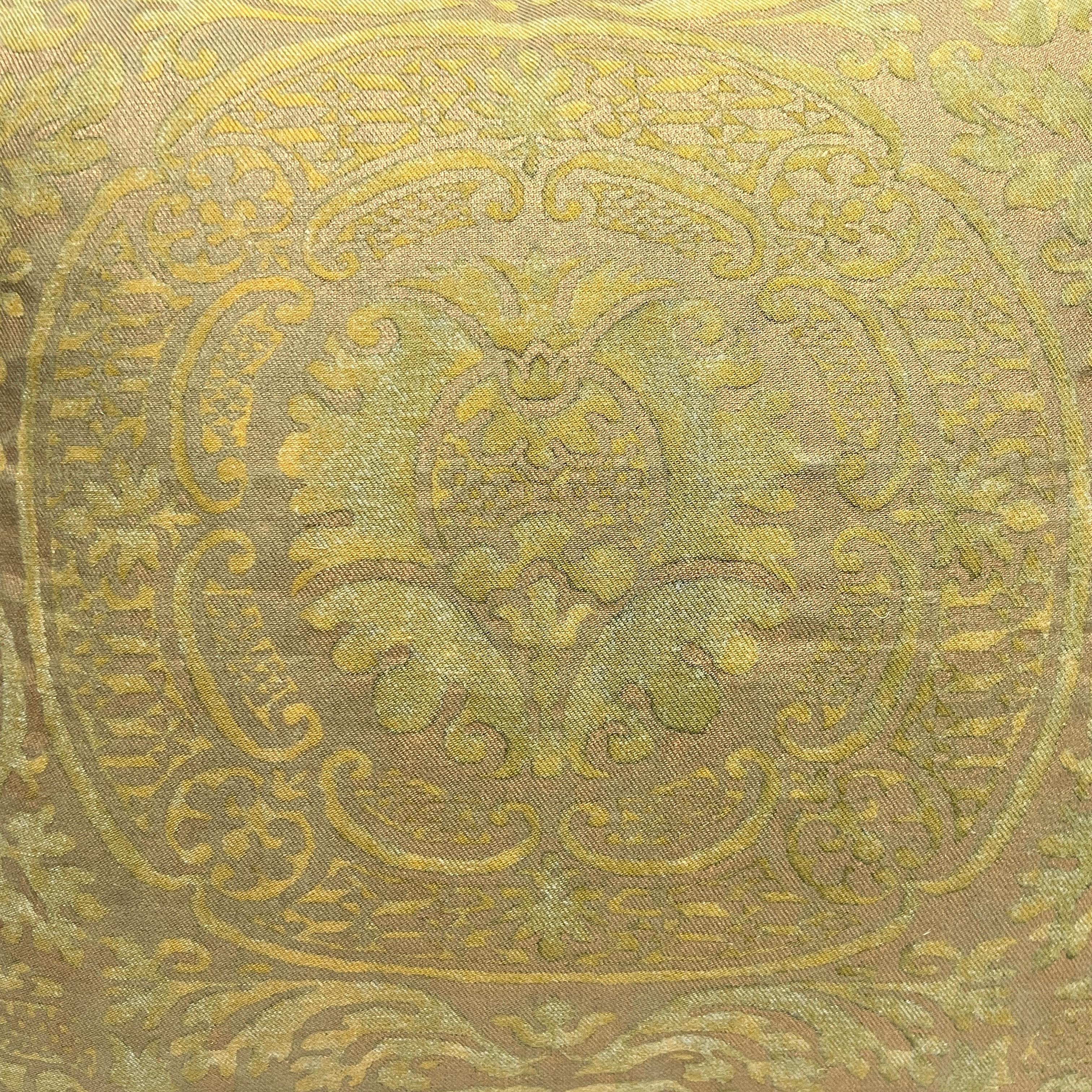 XXIe siècle et contemporain Paire de coussins Fortuny à motif Orsini en vente