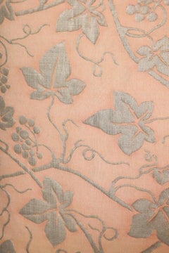 Pair of Fortuny Fabric Cushions in the Edera Pattern, New and in Stock