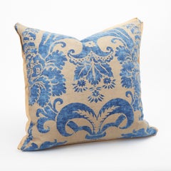 Pair of Fortuny Fabric Cushions in the Glicine Pattern