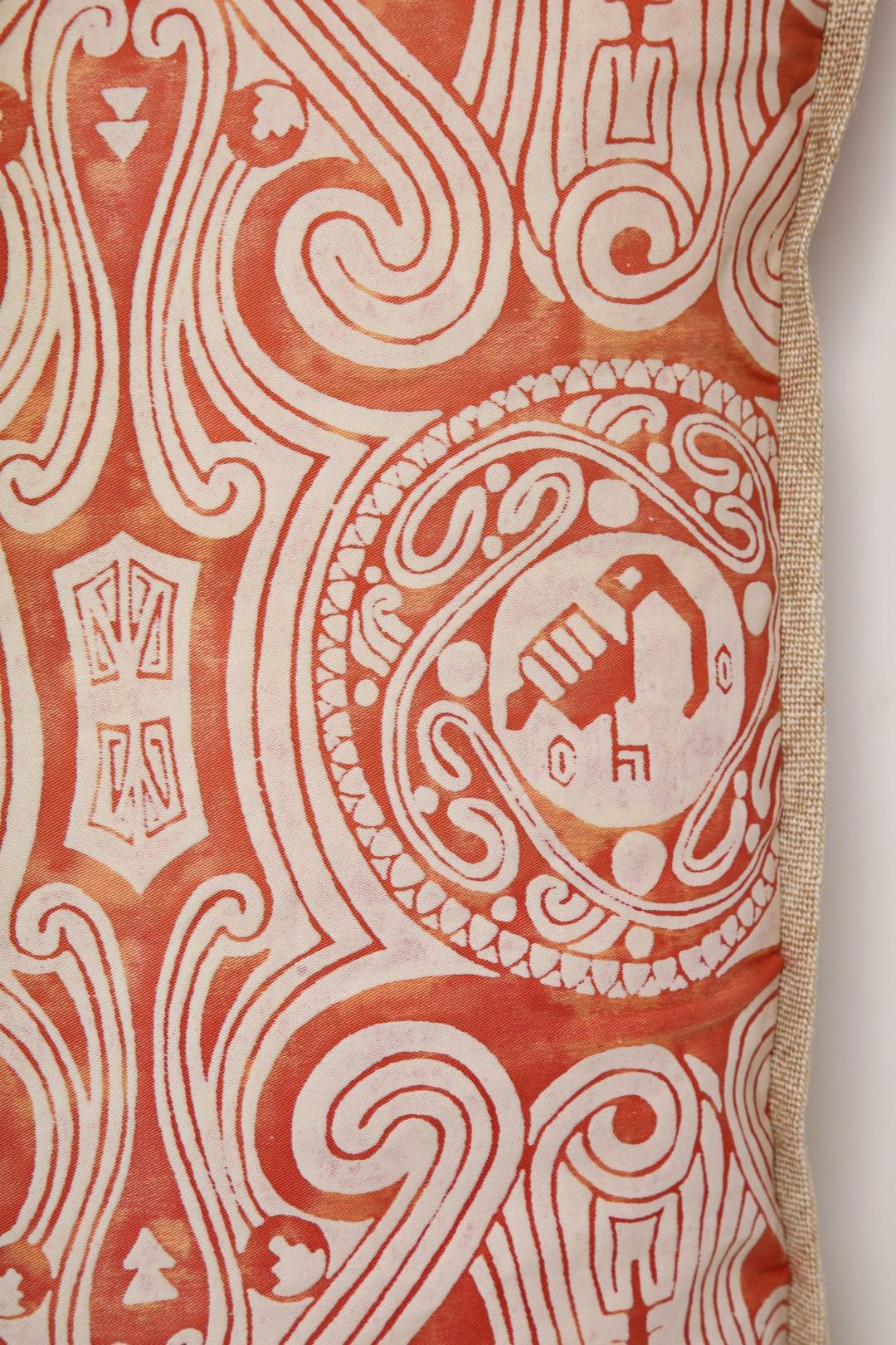 XXIe siècle et contemporain Paire de coussins en tissu Fortuny à motif péruvien en vente