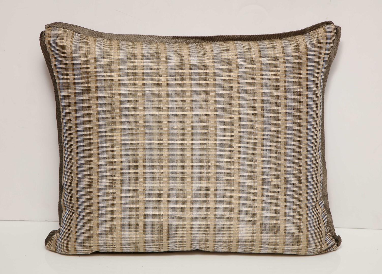 Pair of Fortuny Fabric Cushions in the Peruviano Pattern 1