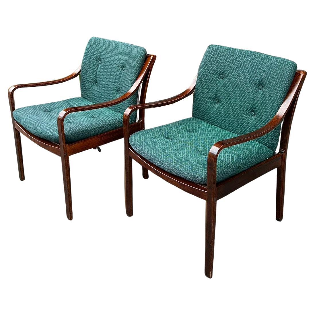 A pair of Fredrik A. Kayser "Model 108" Lounge Chair, 1960s