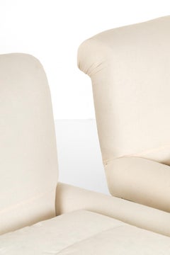 A Pair of French 19th Century Armchairs In Calico