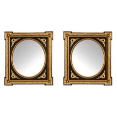 Pair of French 19th Century Napoleon III Period Louis XVI Style Mirrors