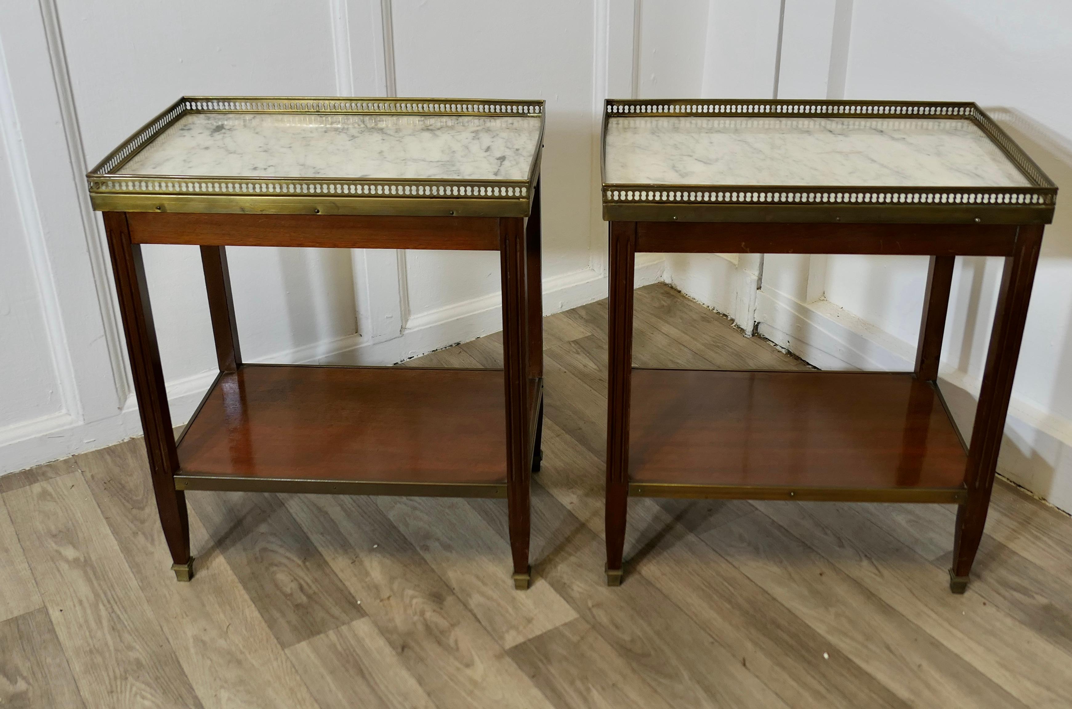 French Provincial A Pair of French 19th Century Occasional Lamp Tables