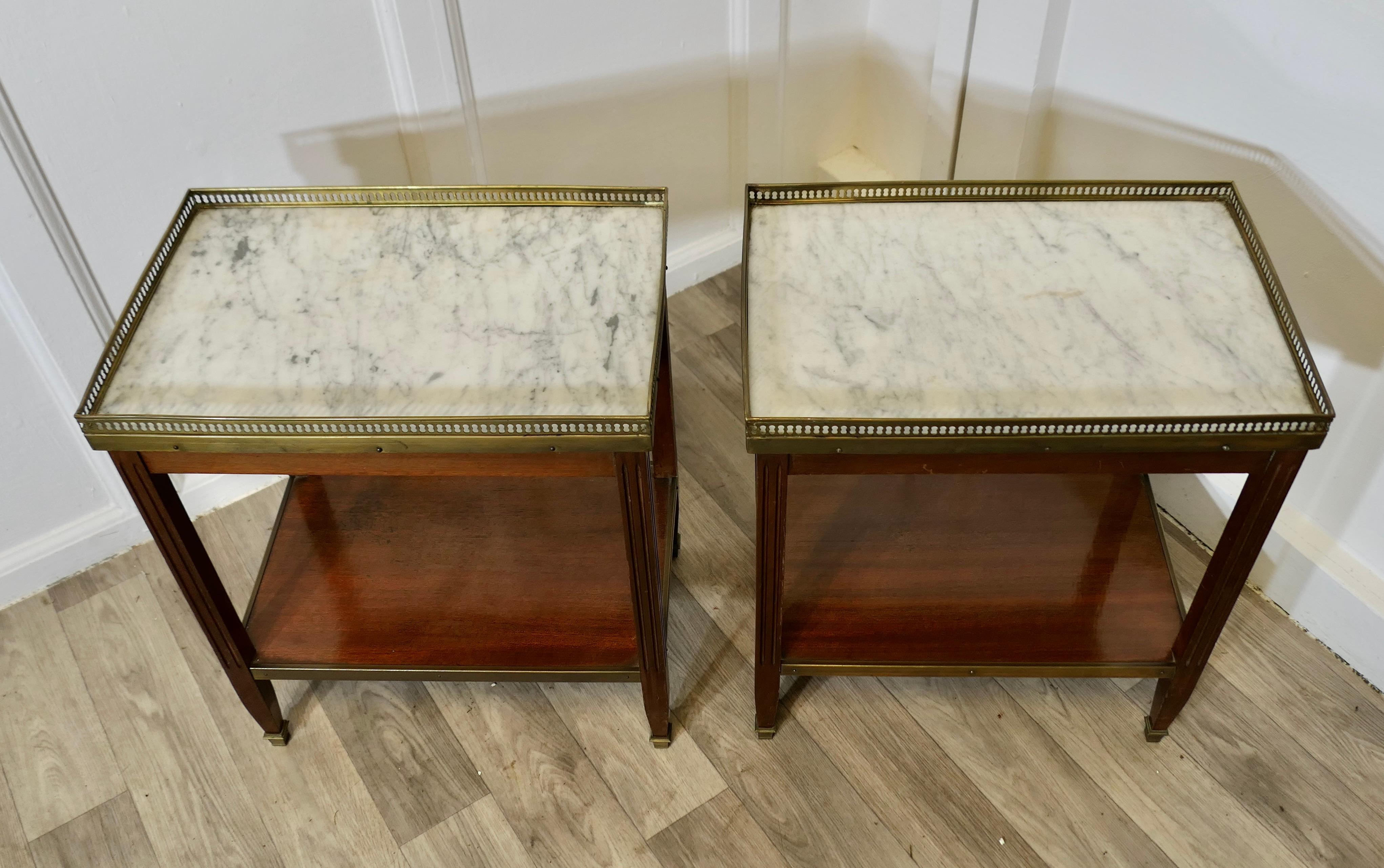 A Pair of French 19th Century Occasional Lamp Tables In Good Condition In Godshill, Isle of Wight