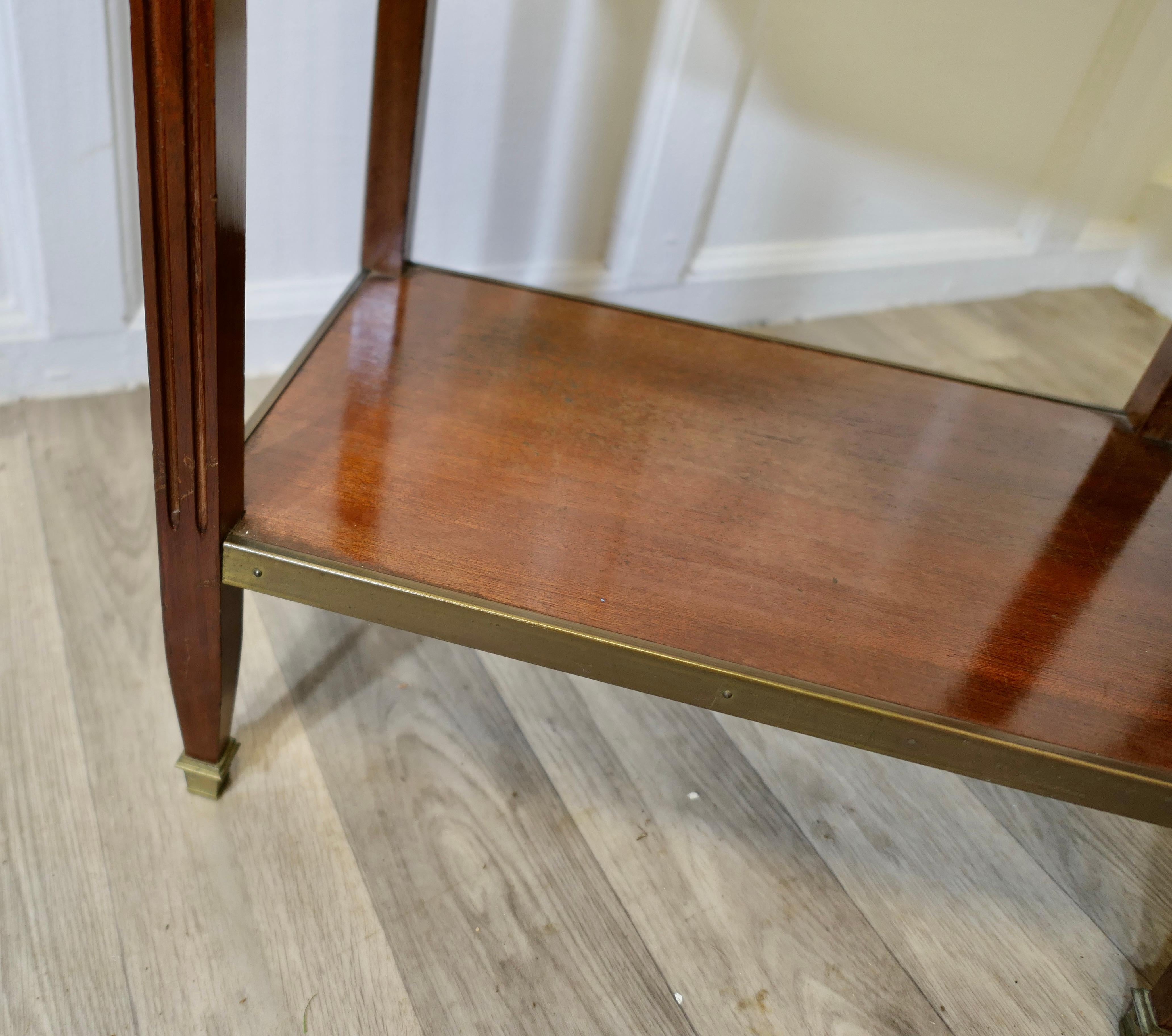 Marble A Pair of French 19th Century Occasional Lamp Tables