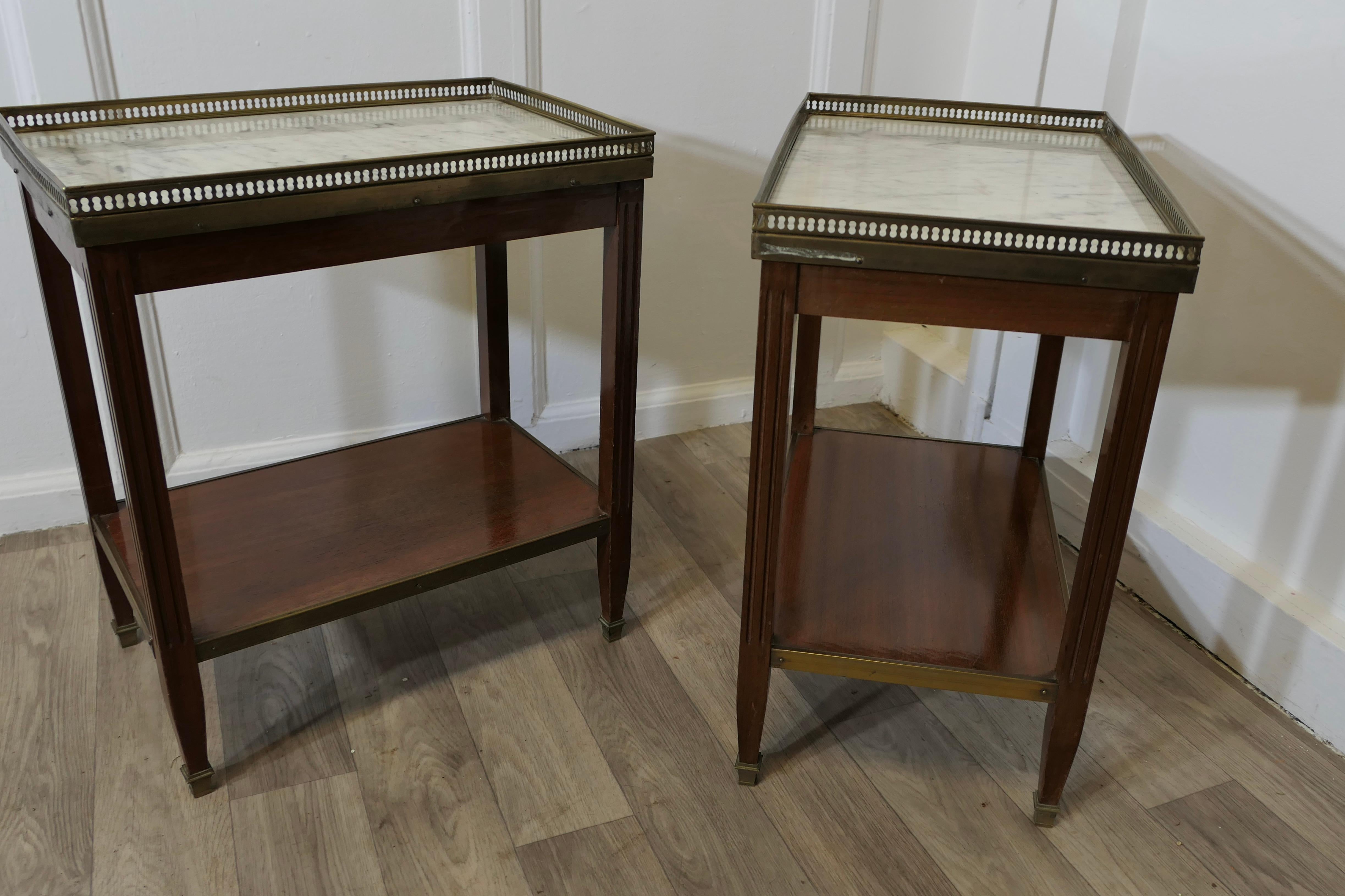 A Pair of French 19th Century Occasional Lamp Tables 2