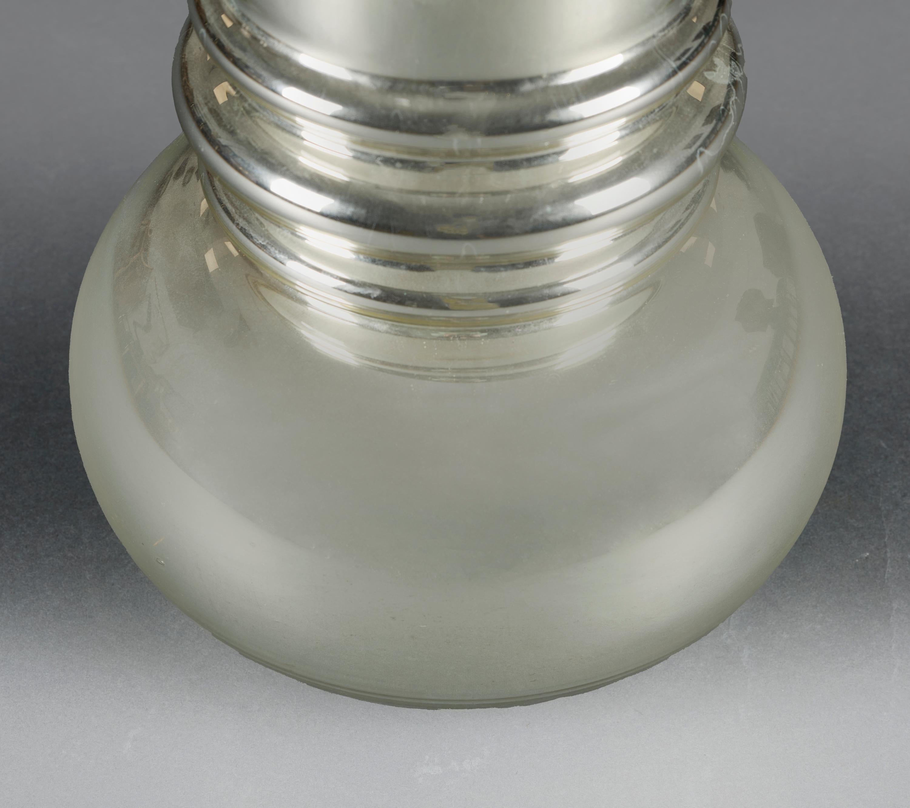 20ième siècle Paire de lampes en verre au mercure du 20e siècle en vente