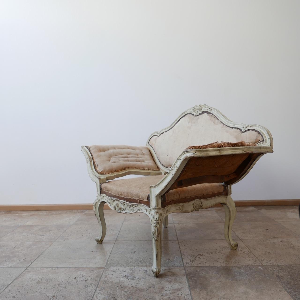 Paar französische antike Sessel im Angebot 8