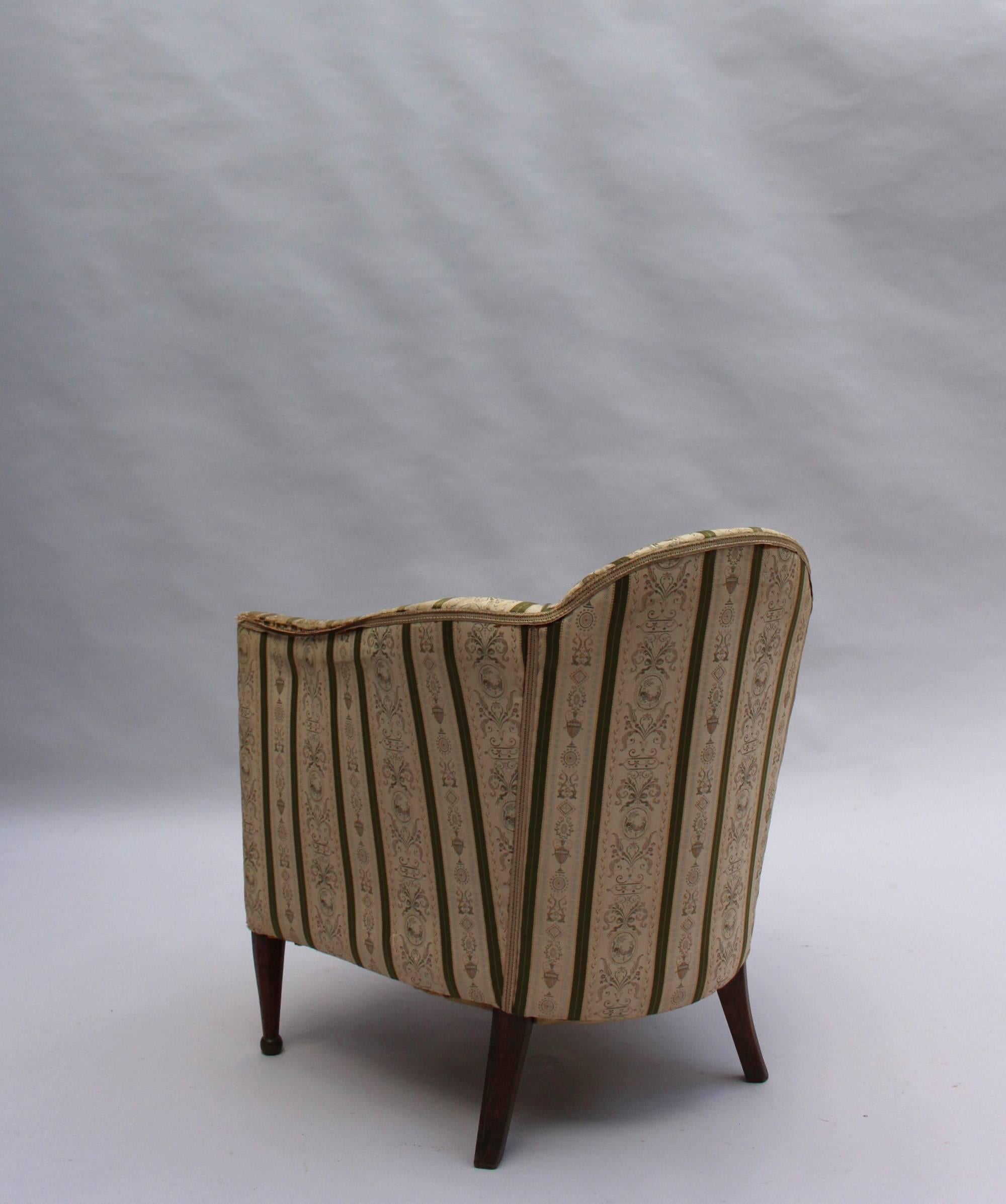 Pair of French Art Deco Armchairs 2