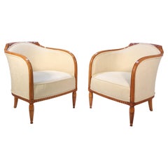 Pair of French Art Deco Armchairs