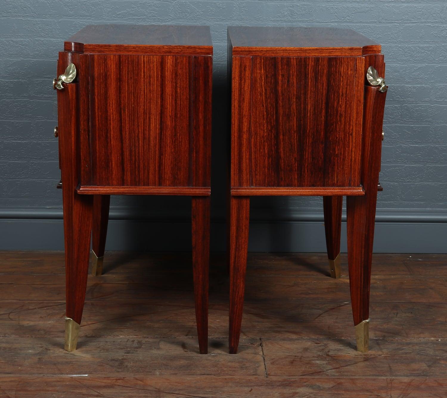 Pair of French Art Deco Bedside Chests For Sale 7