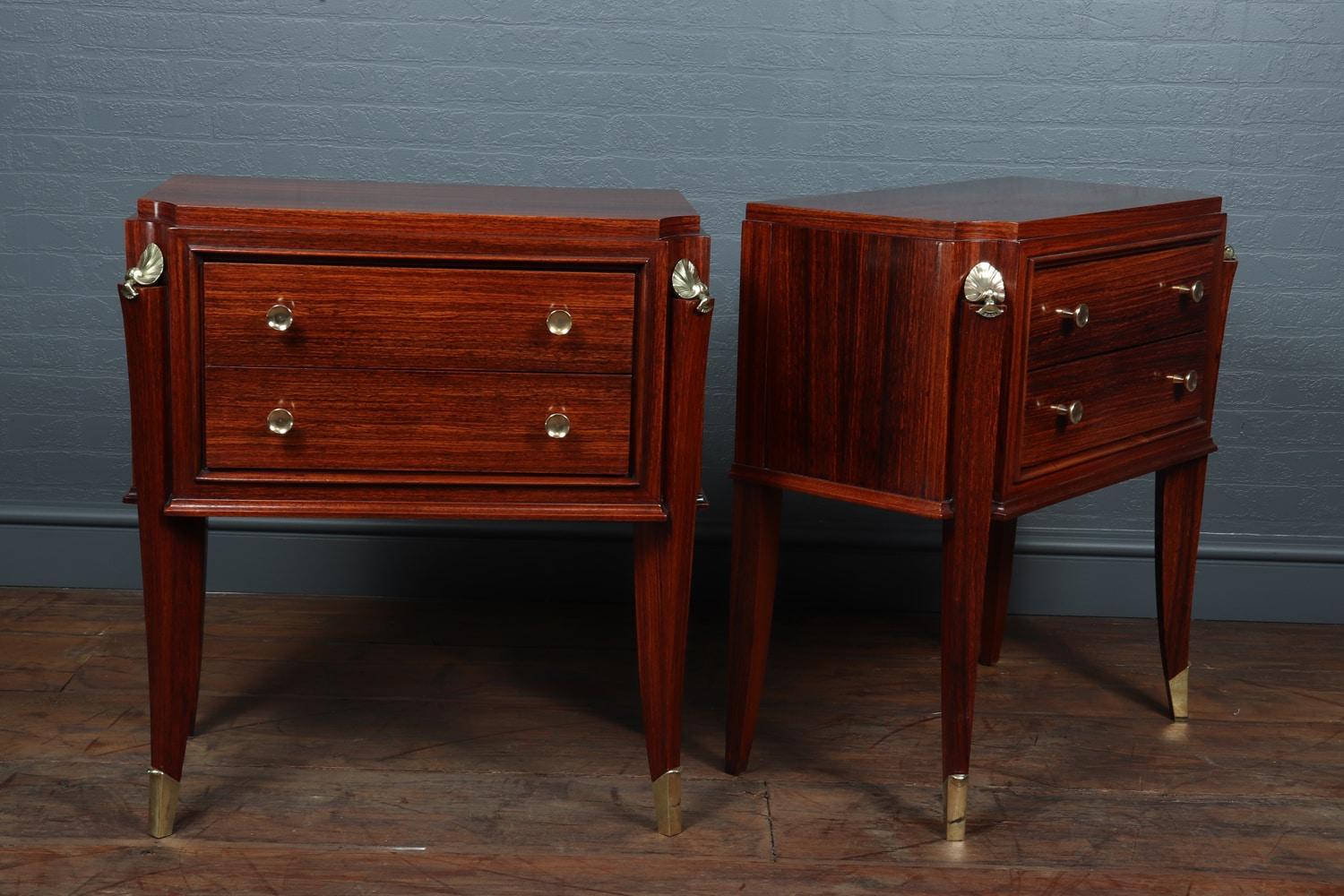 Pair of French Art Deco Bedside Chests For Sale 8