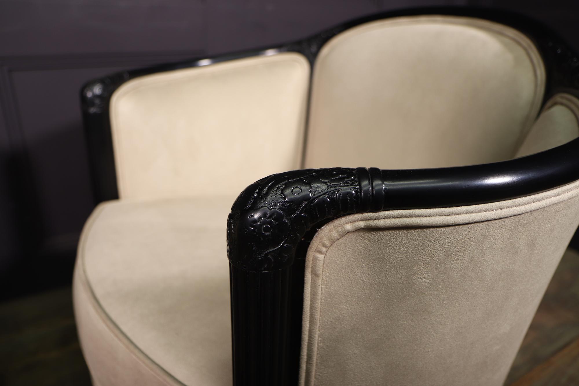 Pair of French Art Deco Chairs, c1920 5