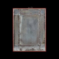 A Pair of French Art Deco Mirrors with Oxidised Plates