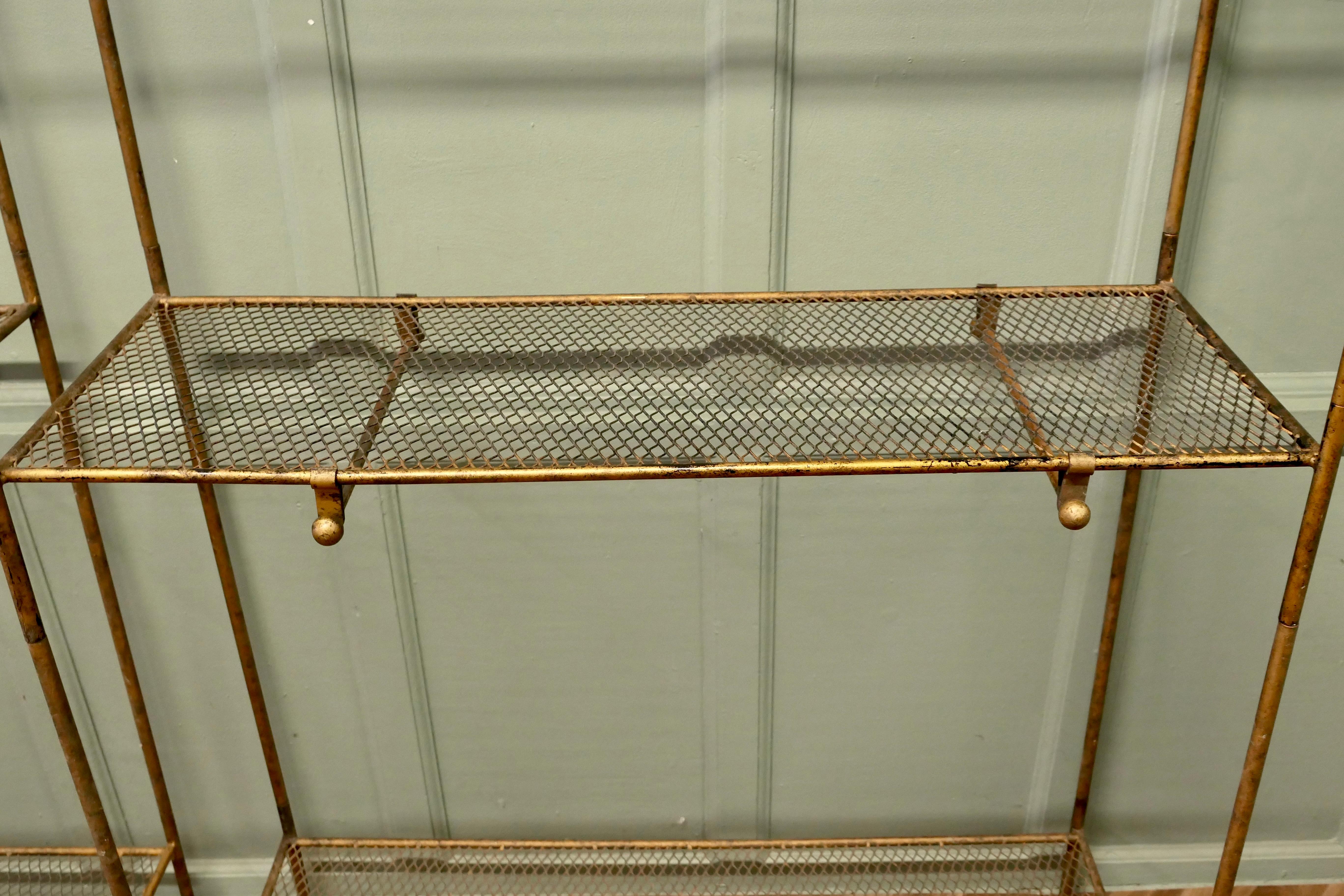 A Pair of French Art Deco Outfitter’s Shop Display Shelf Units For Sale 2
