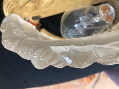 Pair of French Art Deco Wall Lights by Genet Et Michon, Paris