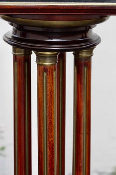 Pair of French Brass Mounted Rosewood Pedestals