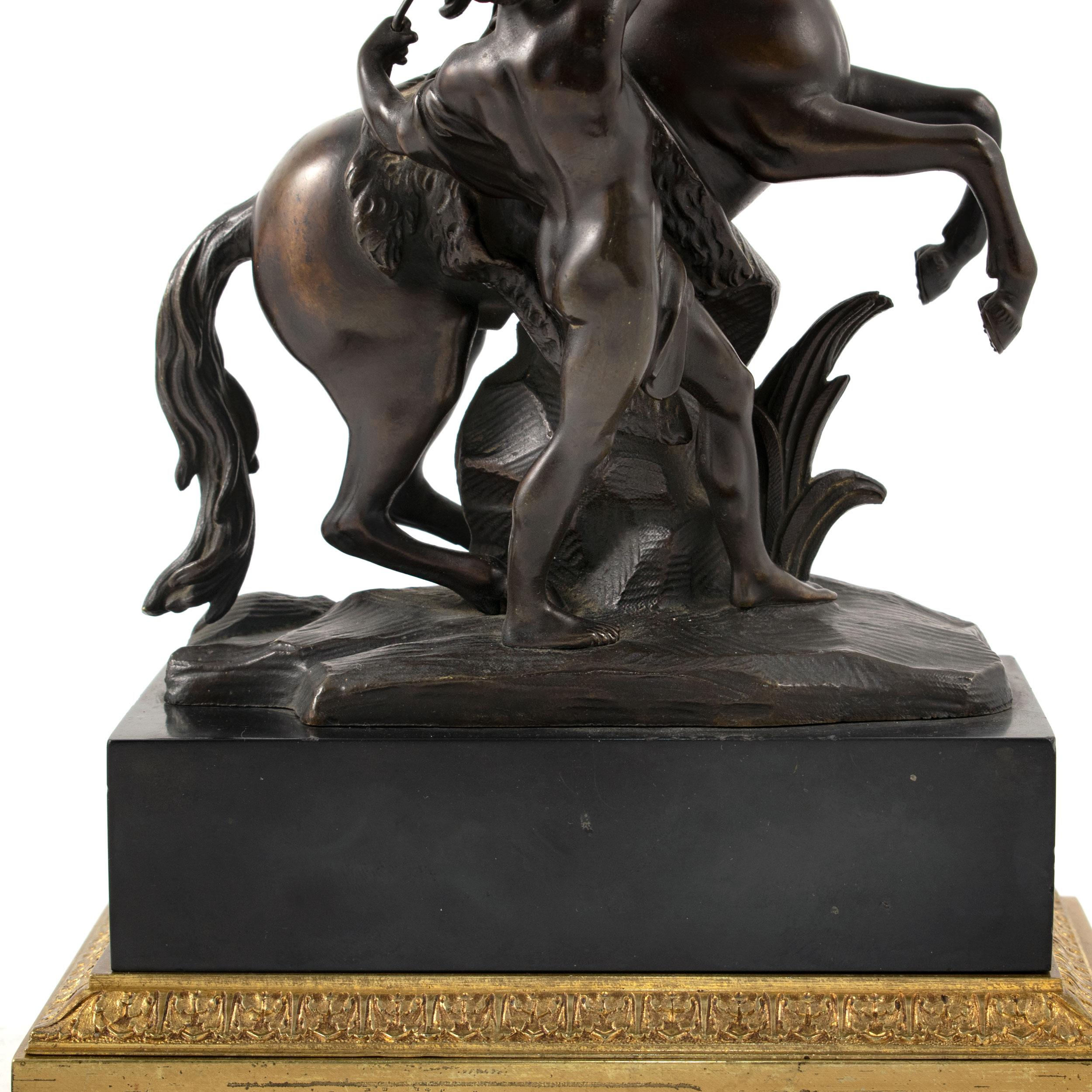 Pair of French Bronze Marly Horses After Guillaume Coustou In Good Condition In Kastrup, DK