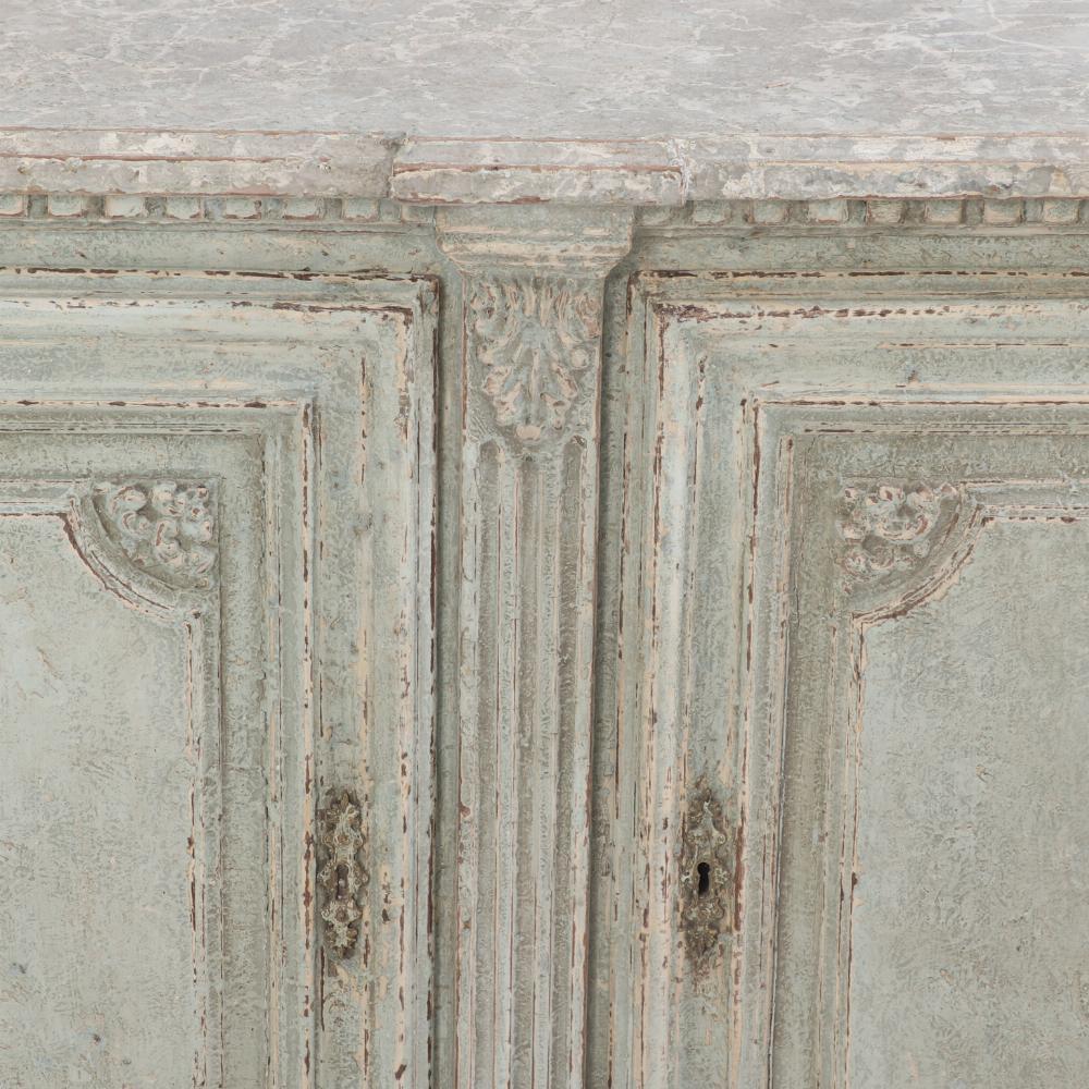 A pair of French Empire painted servers, 19th C. In Good Condition In Philadelphia, PA