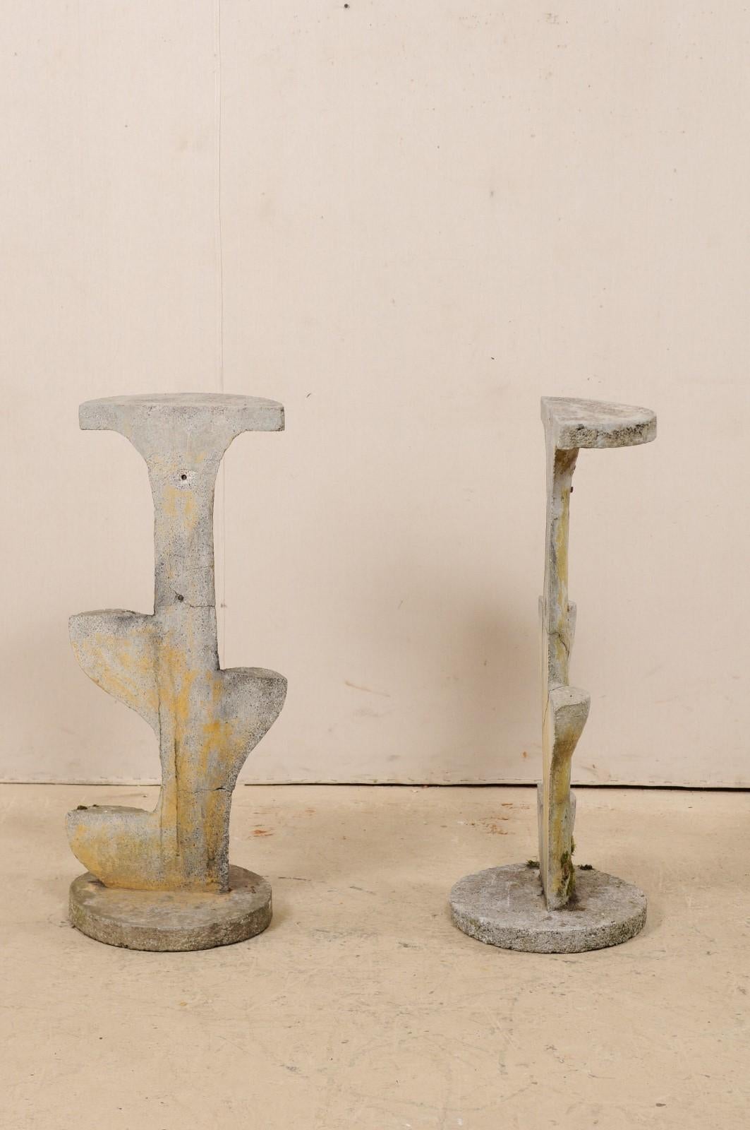 Pair of French Garden Sculptural Accents, Mid-20th Century 1