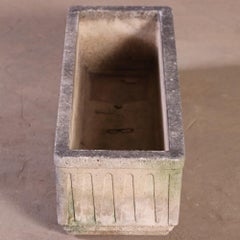 A pair of French "Grandon Fres" cast stone planters, C. 1950.