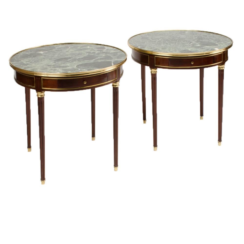 Directoire Pair of French Gueridon Tables, circa 1940