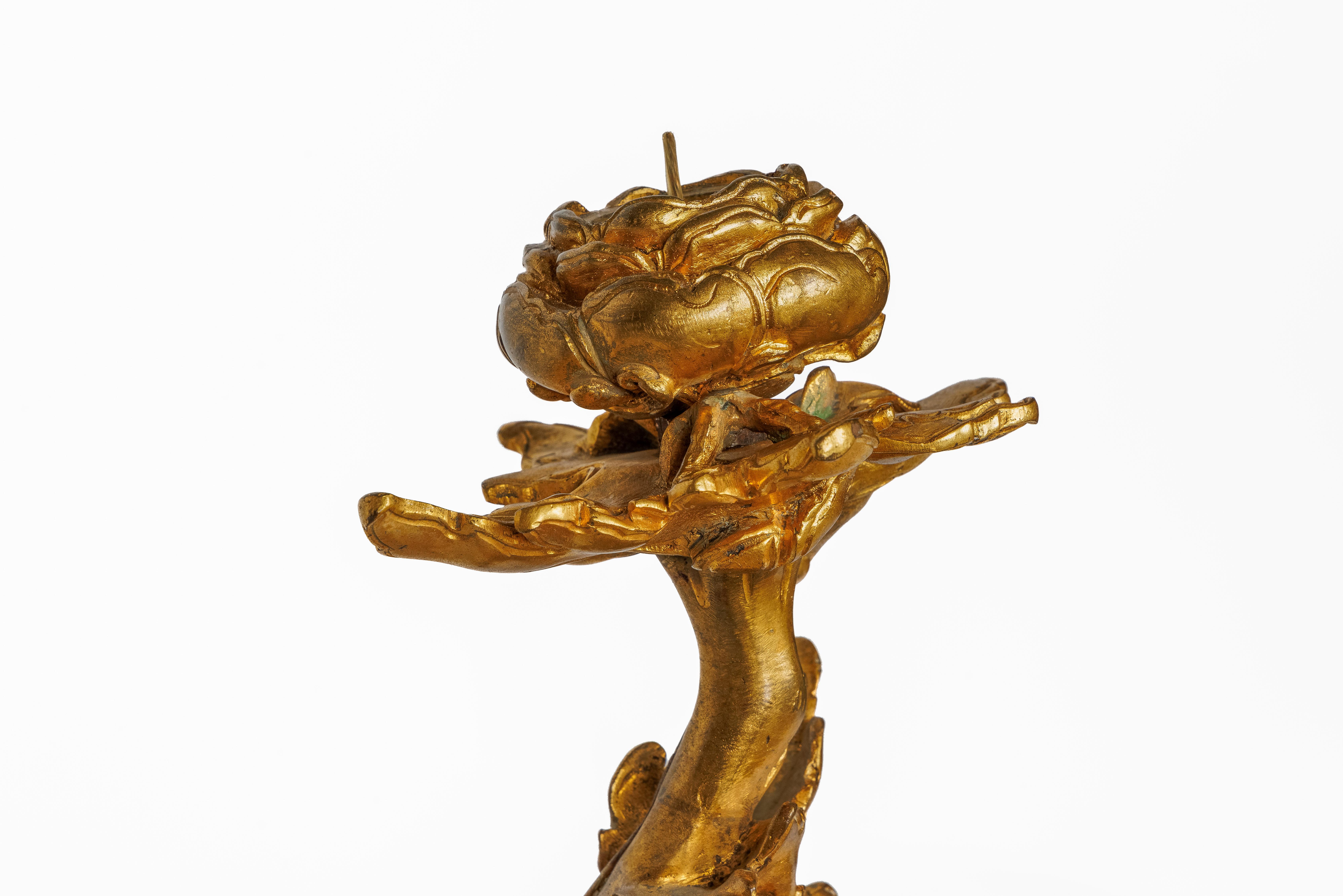 A Pair of French Japonisme Three-Light Dragon Bronze Wall Appliques, Lievre For Sale 6