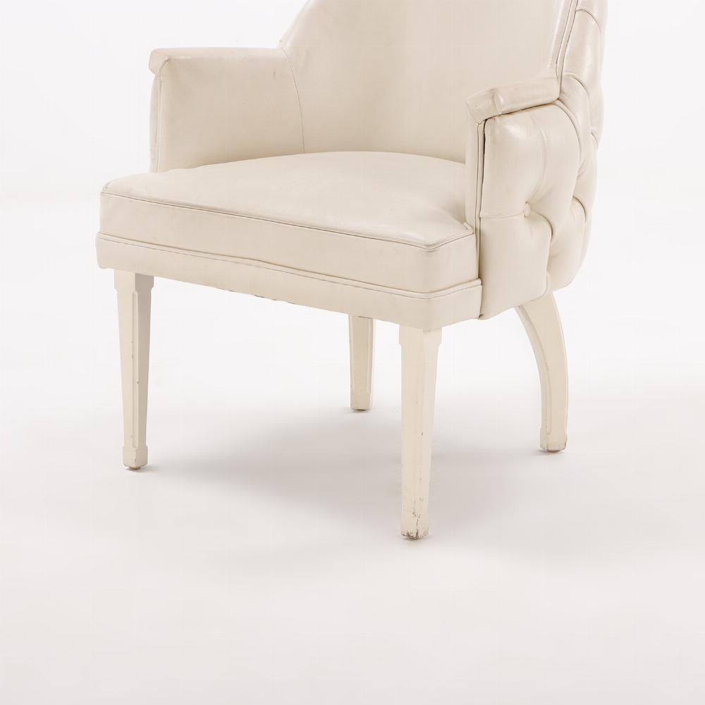 Late 20th Century A pair of French leather club chairs C 1970. For Sale