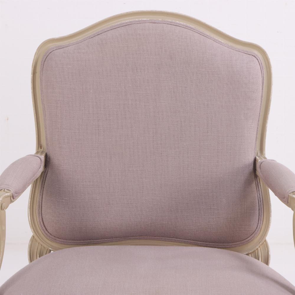 20ième siècle Paire de fauteuils ouverts peints de style Louis XV, C.C. 1960. en vente