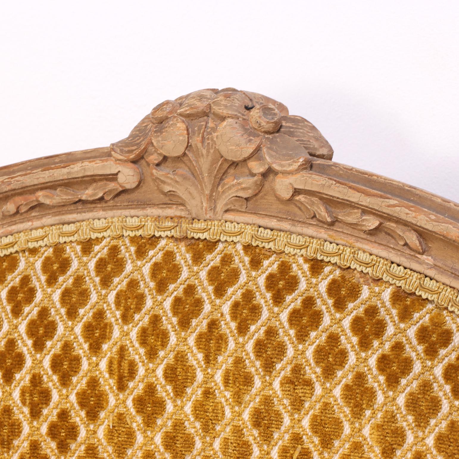 Paire de lits jumeaux peints de style Louis XV, C.C. 1940 Bon état - En vente à Philadelphia, PA