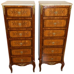 Pair of French Louis XVI Style Lingerie Chests