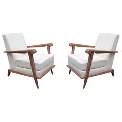 Pair of French Modernist Armchairs