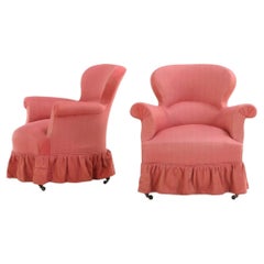A Pair of French Napoleon III Armchairs, C. 1860.